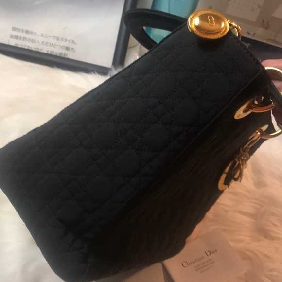 💝💯Authentic Lady DIOR Mini Cannage Bag w/ Twilly - Picture 10 of 16